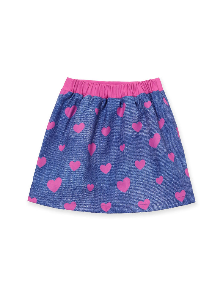 NEON Pop Toddler Girl Top & Skirt Set White