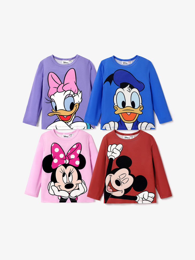 Disney Mickey and Friends Toddler & Kids Girl Minnie Naia? Long-sleeve Tee Pink