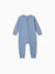 Bamboo Baby Boy/Girl Zip-Up Pajamas Bluish Grey
