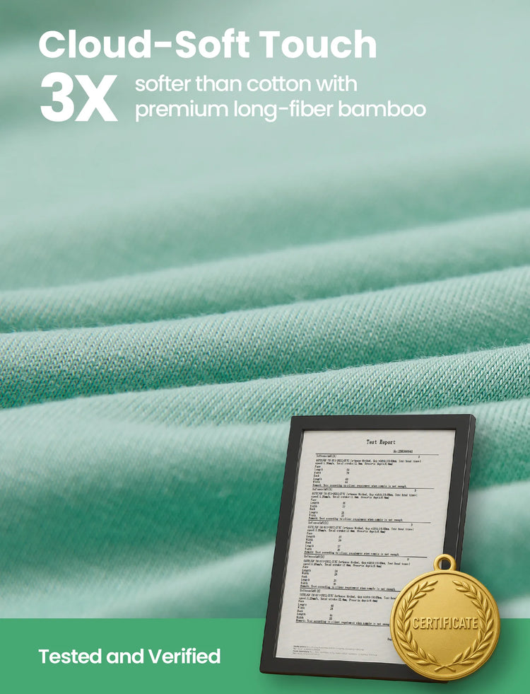 Bambus Baby Junge/Mädchen 2er-Pack Solid & Printed Strampler Set hellgrün