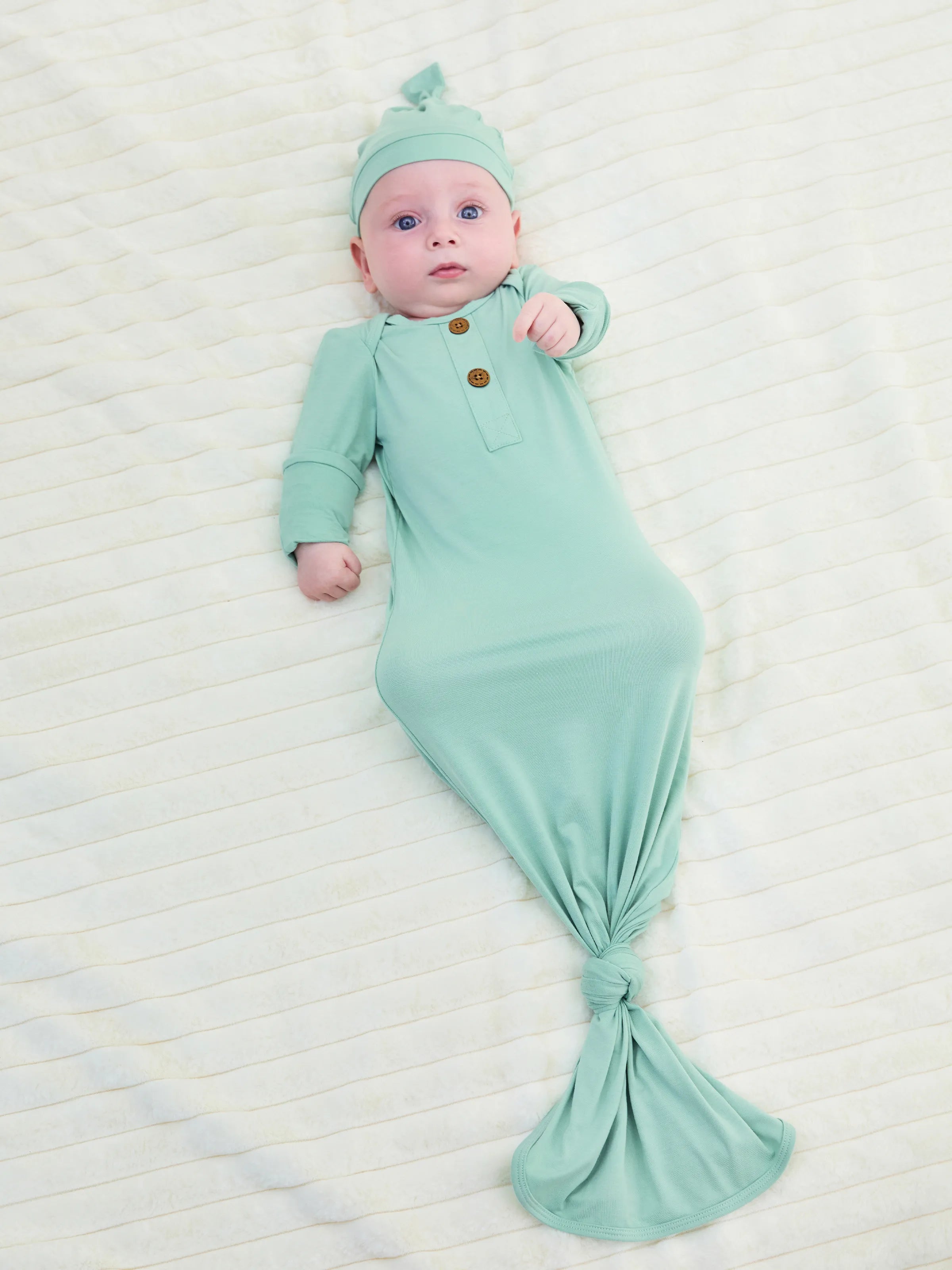 baby schlafsack mädchen Bambus Baby Schlafsack für Jungen/Mädchen mit Hut hellgrün