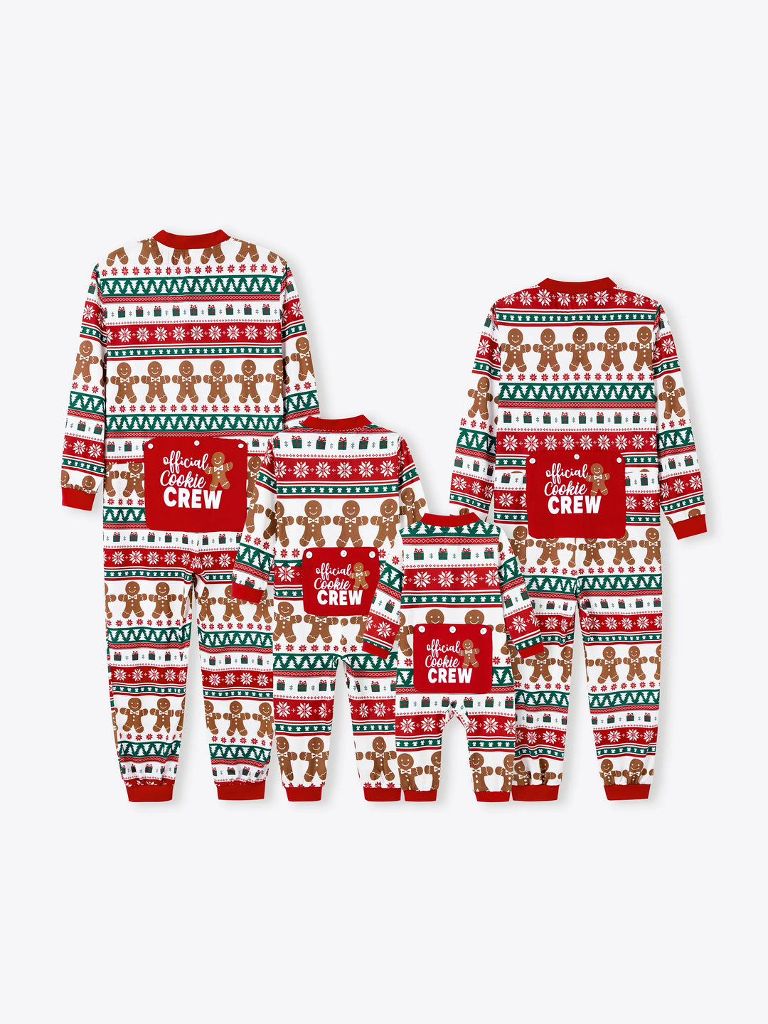 Conjunto de pijama familiar navideño a juego, pijama con estampado de cuadros navideños de jengibre y calcetines navideños rojos
