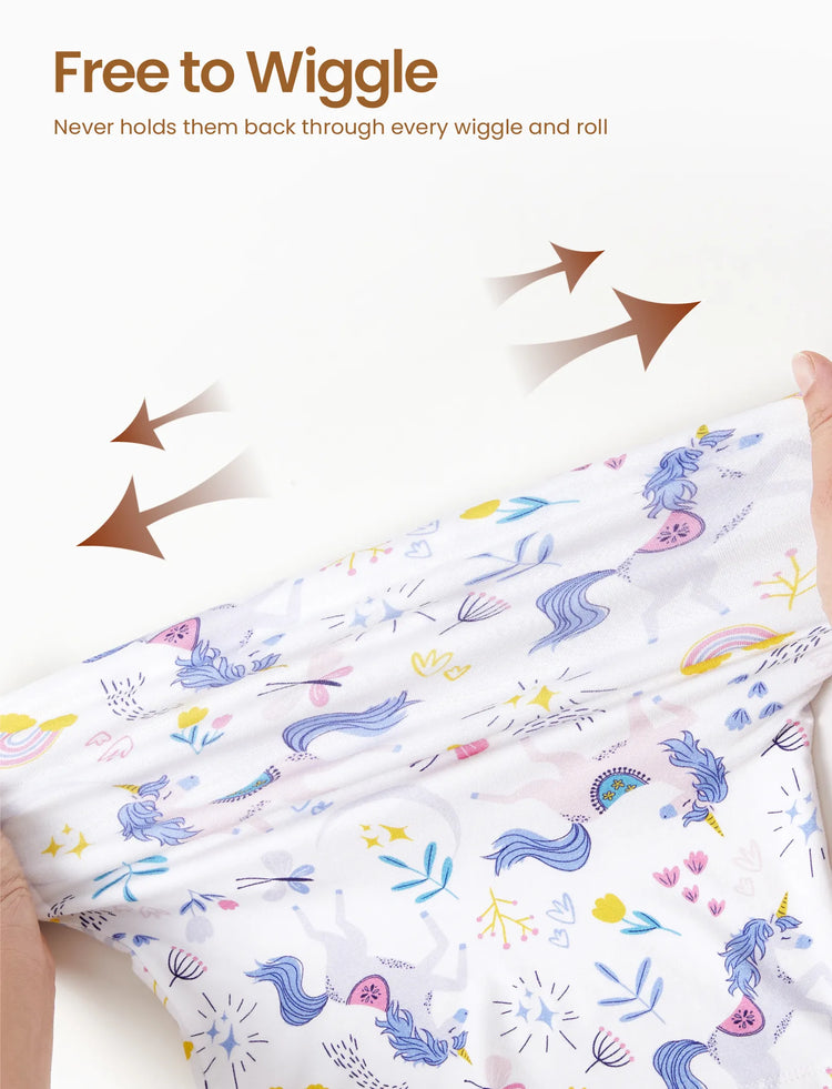 Pyjama de Noël/Halloween 2 pièces en bambou avec imprimé enfantin pour petite fille (coupe ajustée) rose