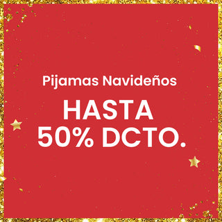 Pijamas navideños Hasta 50% Dcto.