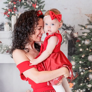 Ces tenues assorties sont absolument magnifiques ! Nous avons pris des photos en les portant et avons reçu tant de compliments.