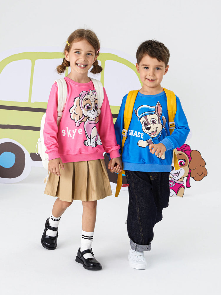 PAW Patrol Toddler Girl Skye Character Print Sweatshirt Roseo