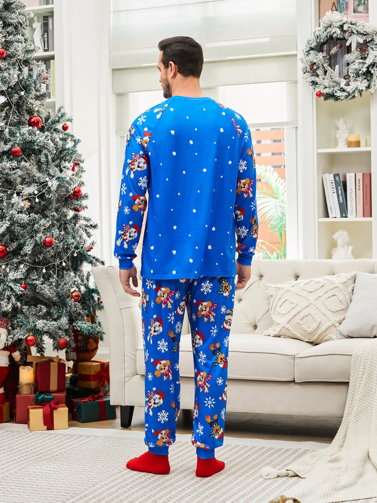 Ensemble pyjama assorti de Noël pour toute la famille Pat'Patrouille Chase et Marshall avec chaussettes de Noël 