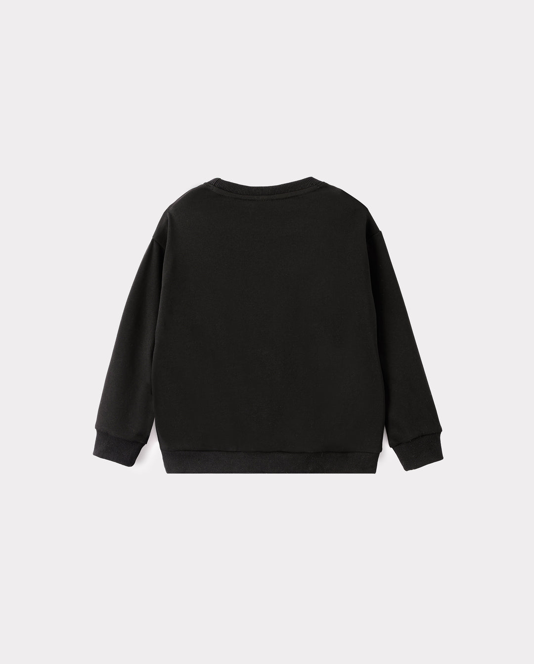Toddler/Kids Unisex Crewneck Pullover Sweatshirt Black