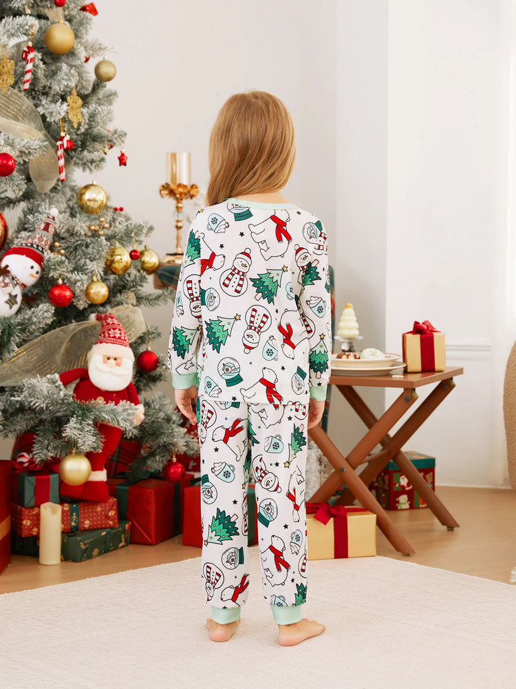 Mono Sin Mangas Navideño Para Bebé Niña - Conjunto De Pantalones, Estampados Festivos, Suave Y Cálido