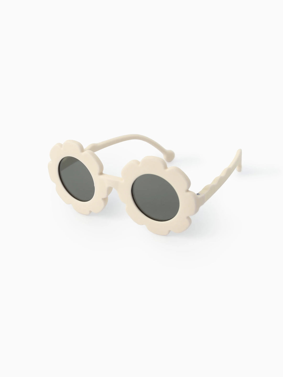 Polarized Sunflower Toddler Sunglasses Silicone Beige