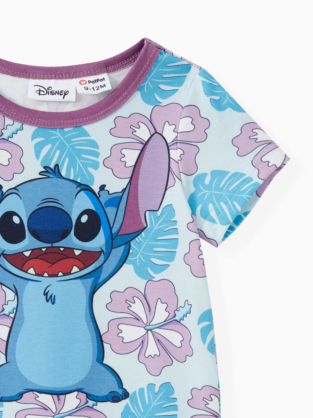 Disney Stitch Ensemble assorti famille Maman et Moi : Robe/Body/chemise sans manches Naia™ Stitch et imprimé floral style Hawaï Multicolore