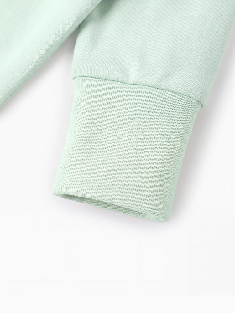 Bamboo Baby Boy/Girl Zip-Up Pajamas Pale Green