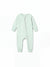 Bamboo Baby Boy/Girl Zip-Up Pajamas Pale Green