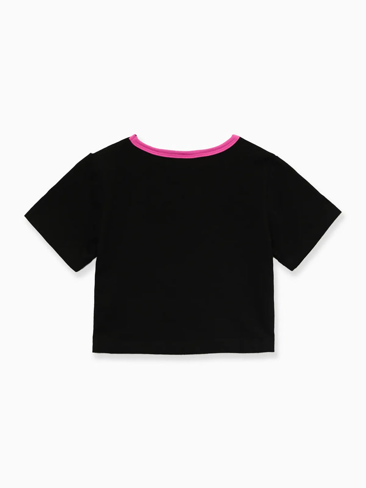 NEON Pop Toddler/Kid Girl Cargo Pants Set Hot Pink