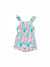 Ocean Vibes Toddler Girl Tropical island Romper Green