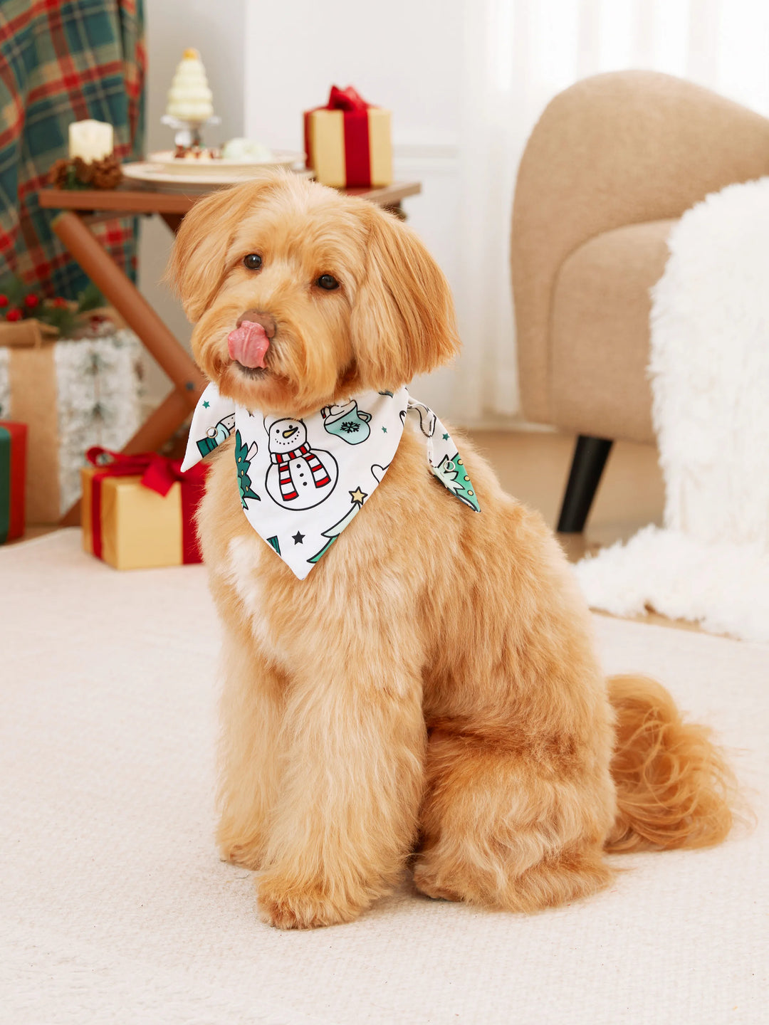 Pijama familiar navideño de manga larga con estampado de camisetas verdes alegres y pantalones con calcetines navideños (mediano, verde primavera)