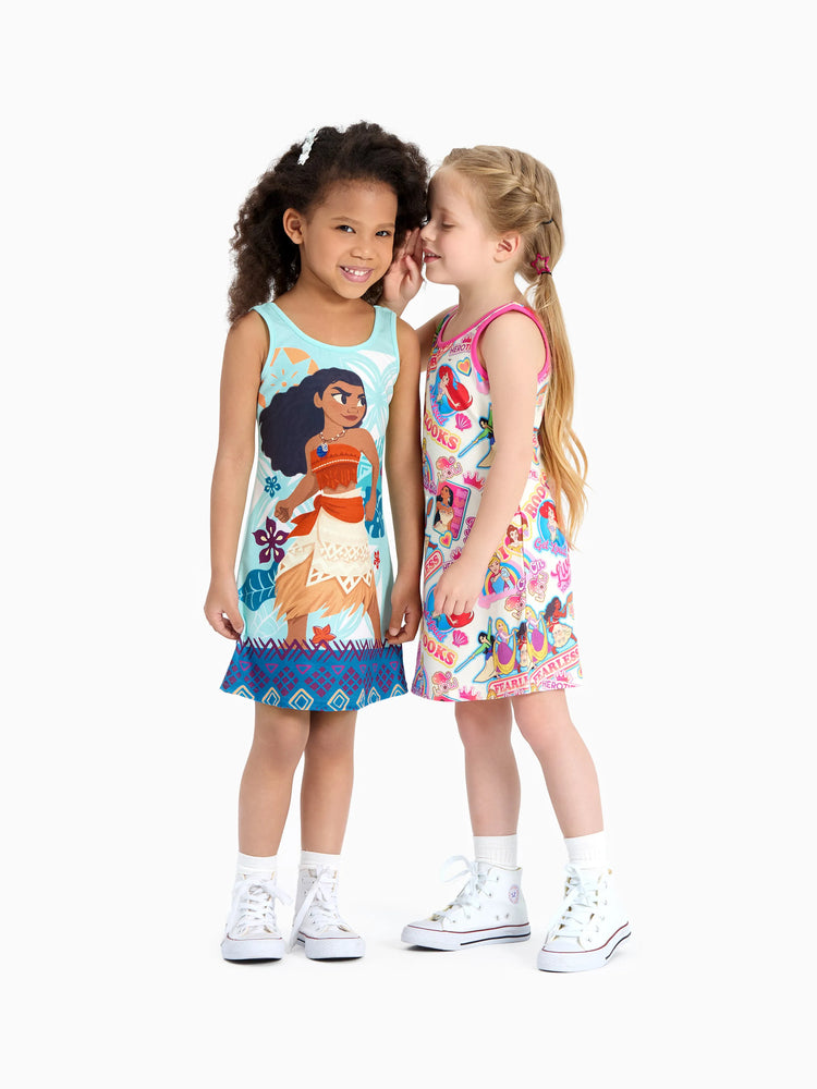 Vestido de tirantes rosa para niña pequeña de Disney Princess Ariel/Moana Naia™