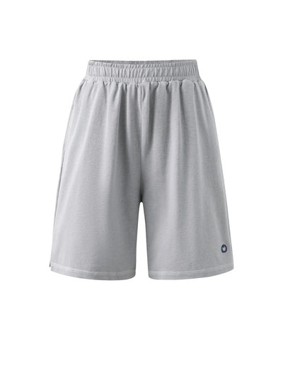 Short de sport respirant à séchage rapide avec poches pour garçon PatPat Rapidair Activewear, gris