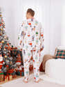 Pyjama Famille Noël En Coton - Ensemble Assorti Parents-Enfants - Manches Longues Douces - Taille Grande - Idée Cadeau Fêtes - 2
