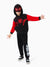 Marvel Toddler/ Kid Boy 2pcs Spider-Man Costume Sweatshirt and Pants Set with Built-in Mask Red