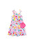Fresh Market Toddler Girl Fruit Tiered Dress with Bag Multi-color