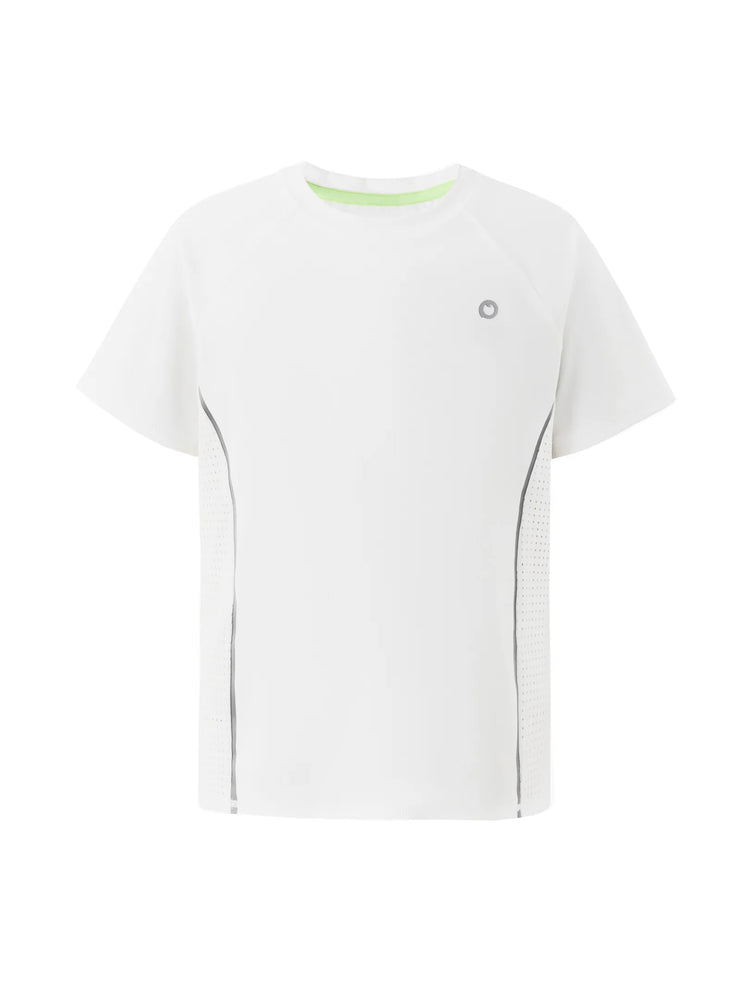PatPat Rapidair activewear Kids Boy/Girl Athletic Quick-Dry & Instant-Cooling UPF 100+ Rash Guard T-Shirt White
