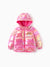 PAW Patrol Toddler Girl 1pc Chase/Skye Bright Hooded Quilted Puffer Jacket Coat Pink