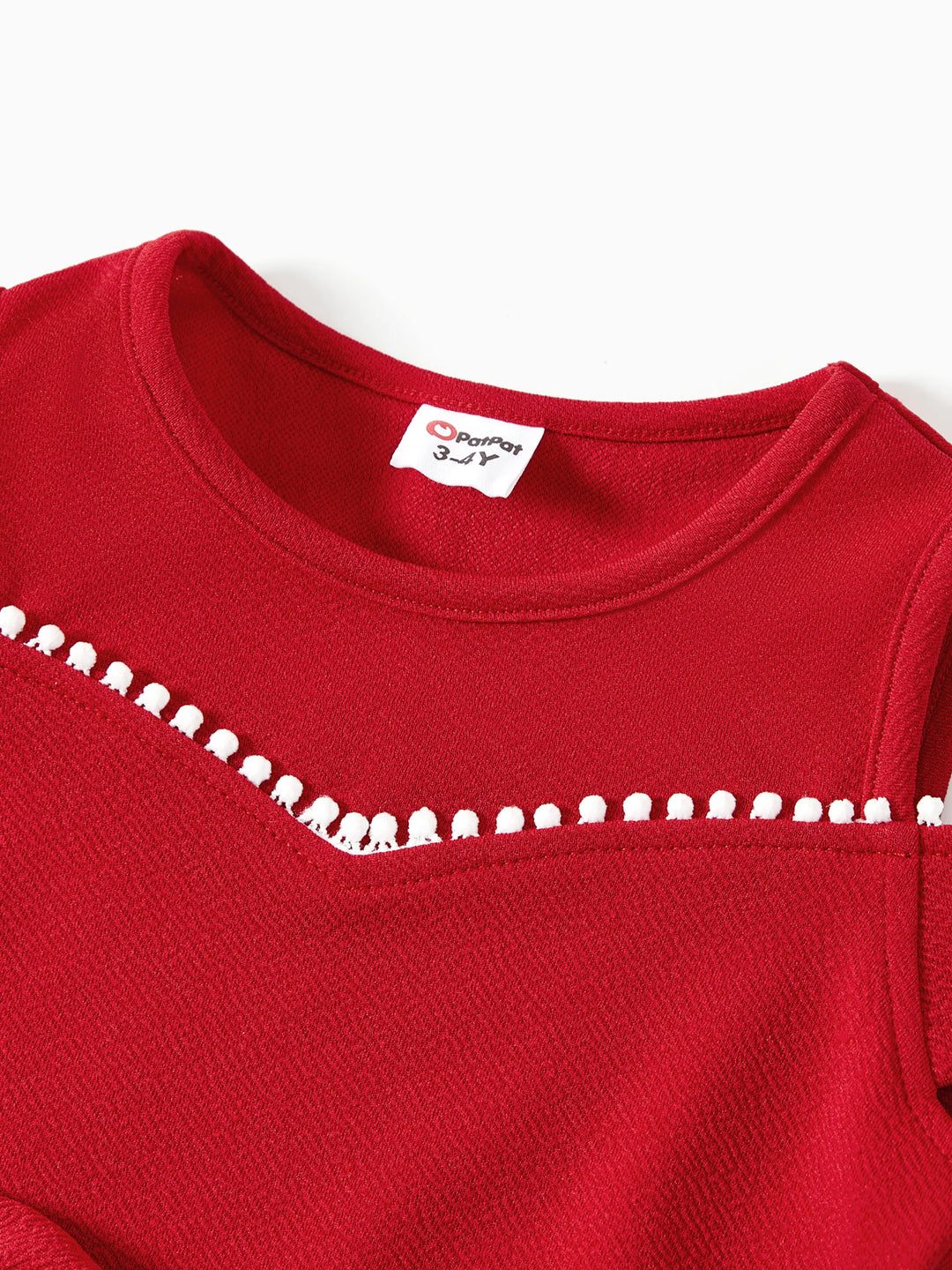 Mommy & Me Snowflake Print Red Off-shoulder/Open-shoulder Sleeveless Dresses Red