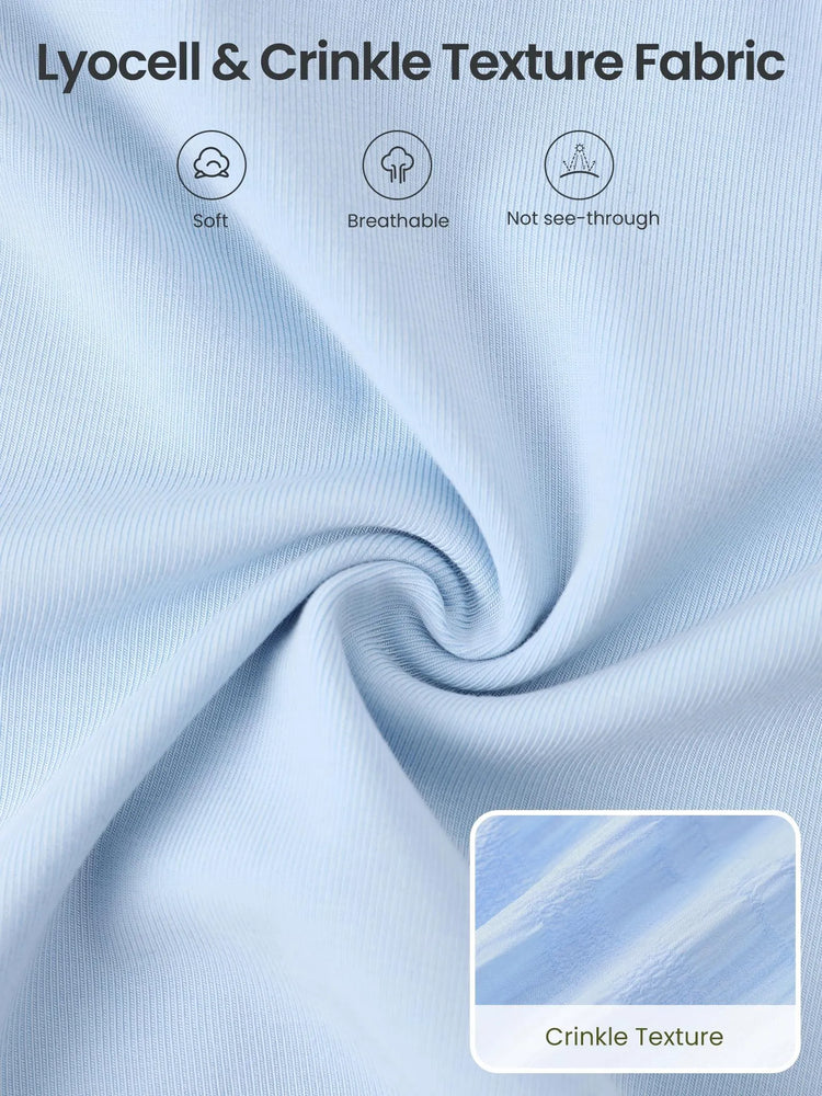 Robe longue décontractée à volants style bohème pour fille avec poches, bleu