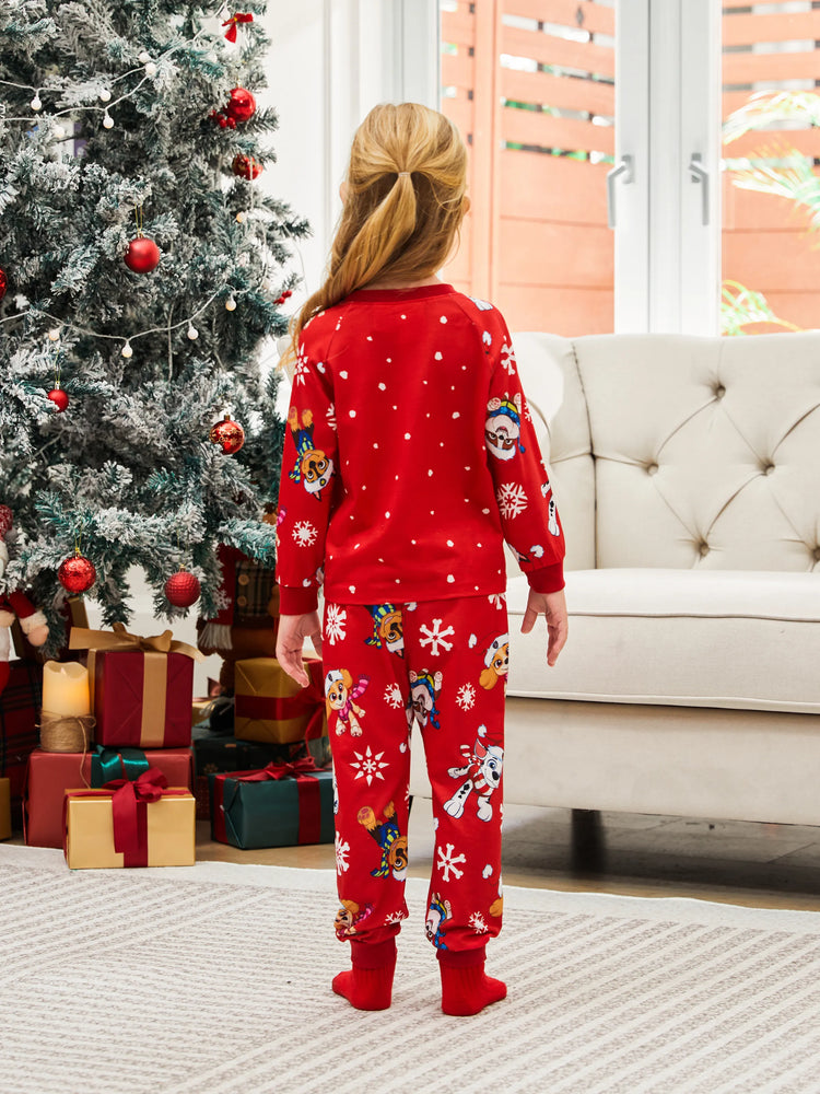 Ensemble pyjama assorti de Noël pour toute la famille Pat'Patrouille Chase et Marshall avec chaussettes de Noël 