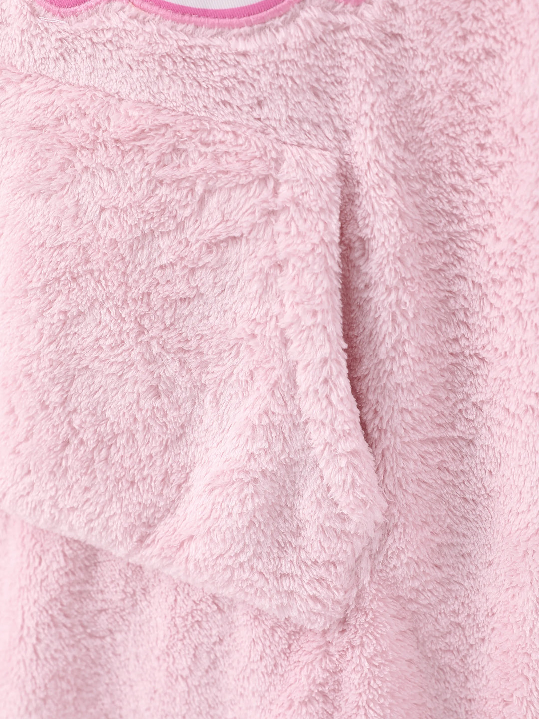 Disney Prinzessinnen Kleinkind-/Mädchen Arielle Kapuzen-Frottee-Strandponcho in Hellrosa.
