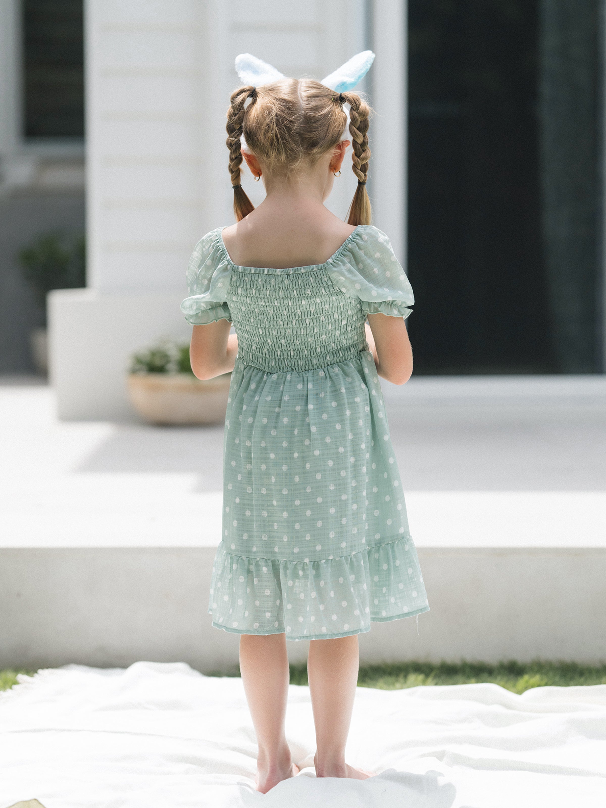 Family Matching T-Shirt & Dress Set Polka Dot Puff-sleeve Dress for Mo - PatPat Family Matching T-Shirt & Dress Set Polka Dot Puff-sleeve Dress for Mo - PatPat